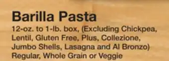 The Fresh Grocer Pasta offer