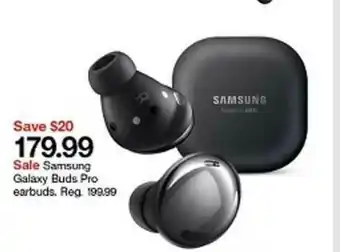 Target Samsung Galaxy Buds Pro Earbuds offer