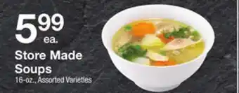 The Fresh Grocer Store made soups offer