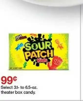 Target Theater Box Candy offer