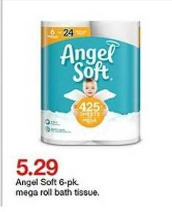 Target Angel Soft Mega Roll Bath Tissue offer