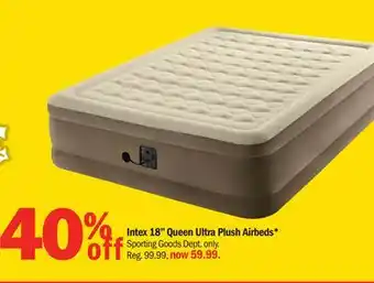 Meijer Intex 18 queen ultra plush airbeds offer