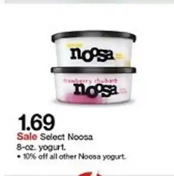 Target Noosa Yogurt offer