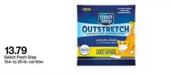 Target Fresh Step Car Litter offer