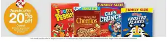 Target Cereal offer