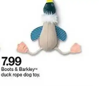 Target Boots & Barkley Duck Rope Dog Toy offer