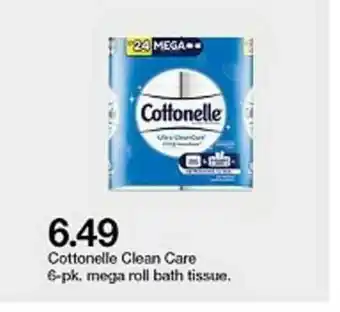 Target Cottonelle Clean Care Mega Roll Bath Tissue offer