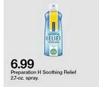Target Preparation H Soothing Relief Spray offer