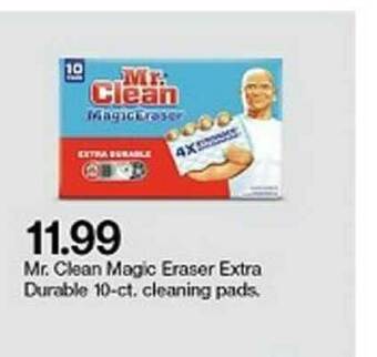 Target Mr. Clean Magic Eraser Extra Durable Cleaning Pads offer