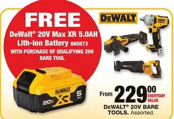 Blain's Farm & Fleet Dewalt 20v bare tools offer
