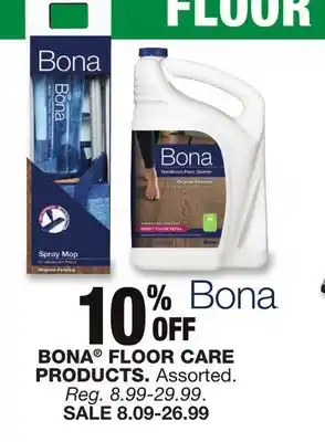 Blain's Farm & Fleet Bona floor care products offer