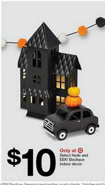 Target Hyde And Eek! Boutique Indoor Decor offer