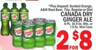 C Town Canada dry ginger ale offer