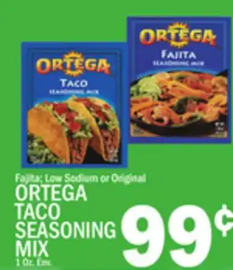 C Town Ortega taco seasoning mix offer