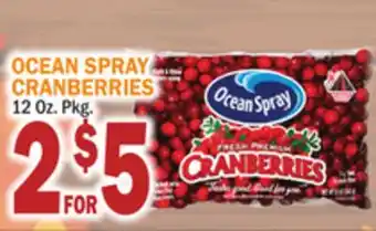 Bravo Supermarkets Ocean spray cranberries offer