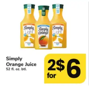 ACME Simply orange juice offer