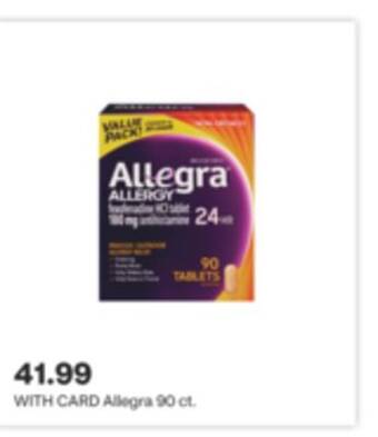 CVS Allegra 90 ct offer