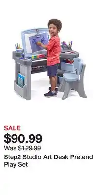 Kohl's Step2 studio art desk pretend play set offer