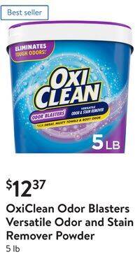 Walmart Oxiclean odor blasters versatile odor and stain remover powder offer