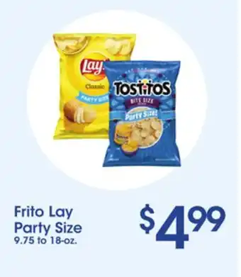 Price Rite Frito lay party size offer