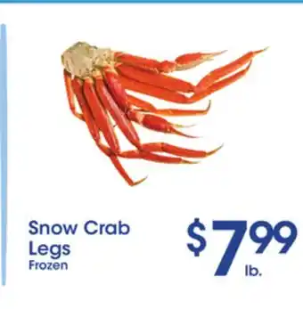 Price Rite Snow crab legs offer