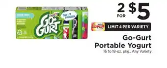 ShopRite Portable yogurt offer