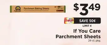 ShopRite Parchment sheets offer
