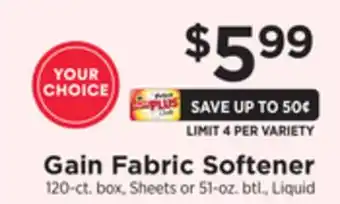 ShopRite Fabric softener offer