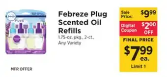 ShopRite Plug scented oil refills offer