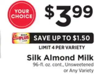 ShopRite Almond milk offer