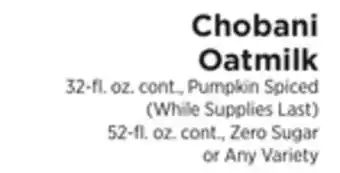 ShopRite Oatmilk offer