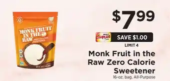 ShopRite Zero calorie sweetener offer