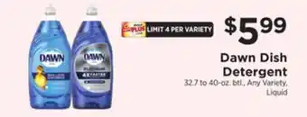 ShopRite Dish detergent offer