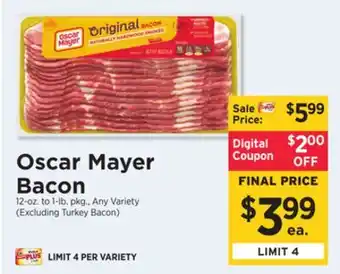 ShopRite Bacon offer