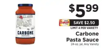 ShopRite Pasta sauce offer