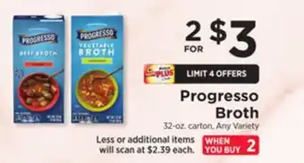 ShopRite Broth offer