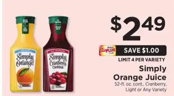 ShopRite Orange juice offer