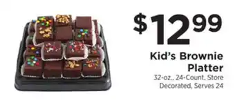 ShopRite Kid's brownie platter offer