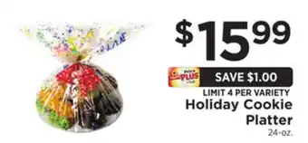 ShopRite Holiday cookie platter offer