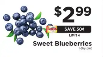 ShopRite Sweet blueberries offer