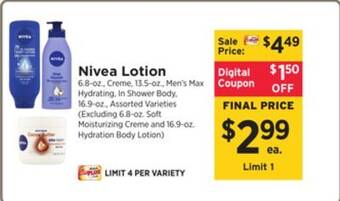 ShopRite Lotion offer