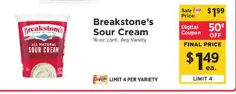 ShopRite Sour cream offer