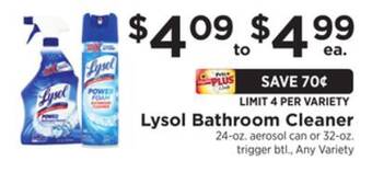 ShopRite Bathroom cleaner offer