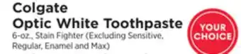 ShopRite Optic white toothpaste offer