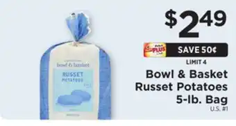 ShopRite Russet potatoes 5-lb. bag offer