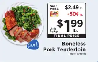 ShopRite Boneless pork tenderloin offer