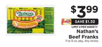 ShopRite Beef franks offer