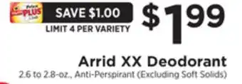 ShopRite Deodorant offer