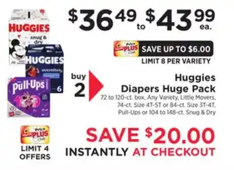 ShopRite Diapers huge pack offer