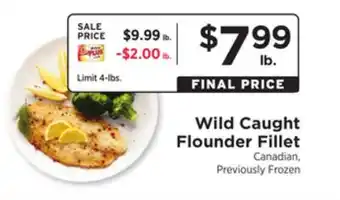 ShopRite Wild caught flounder fillet offer